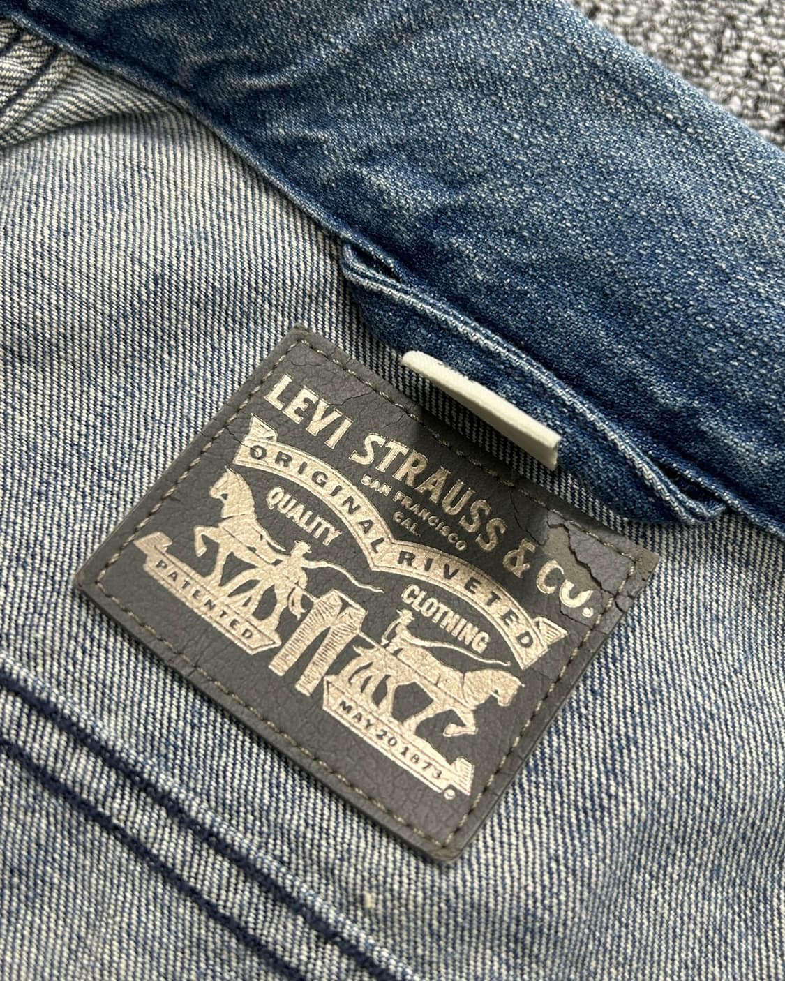 리바이스 스탠다드 데님 크롭 자켓  상품이미지7