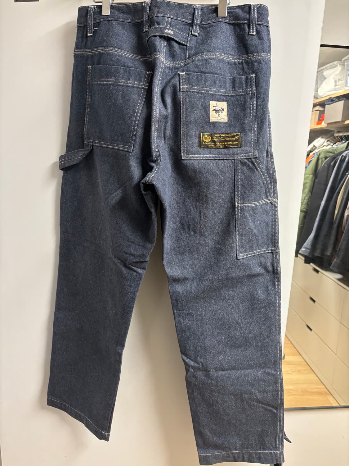 [32] 스투시 X 1017 Alyx 9SM 카펜터 팬츠 블루 상품이미지3
