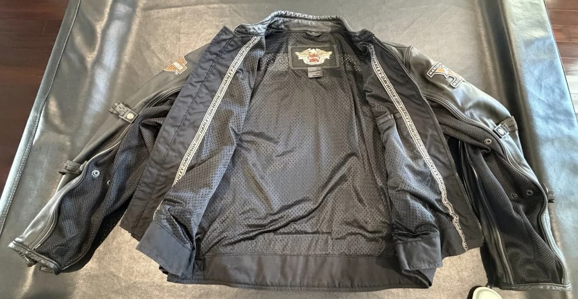 할리데이비슨 FXRG 메쉬 가죽 자켓 상품이미지3