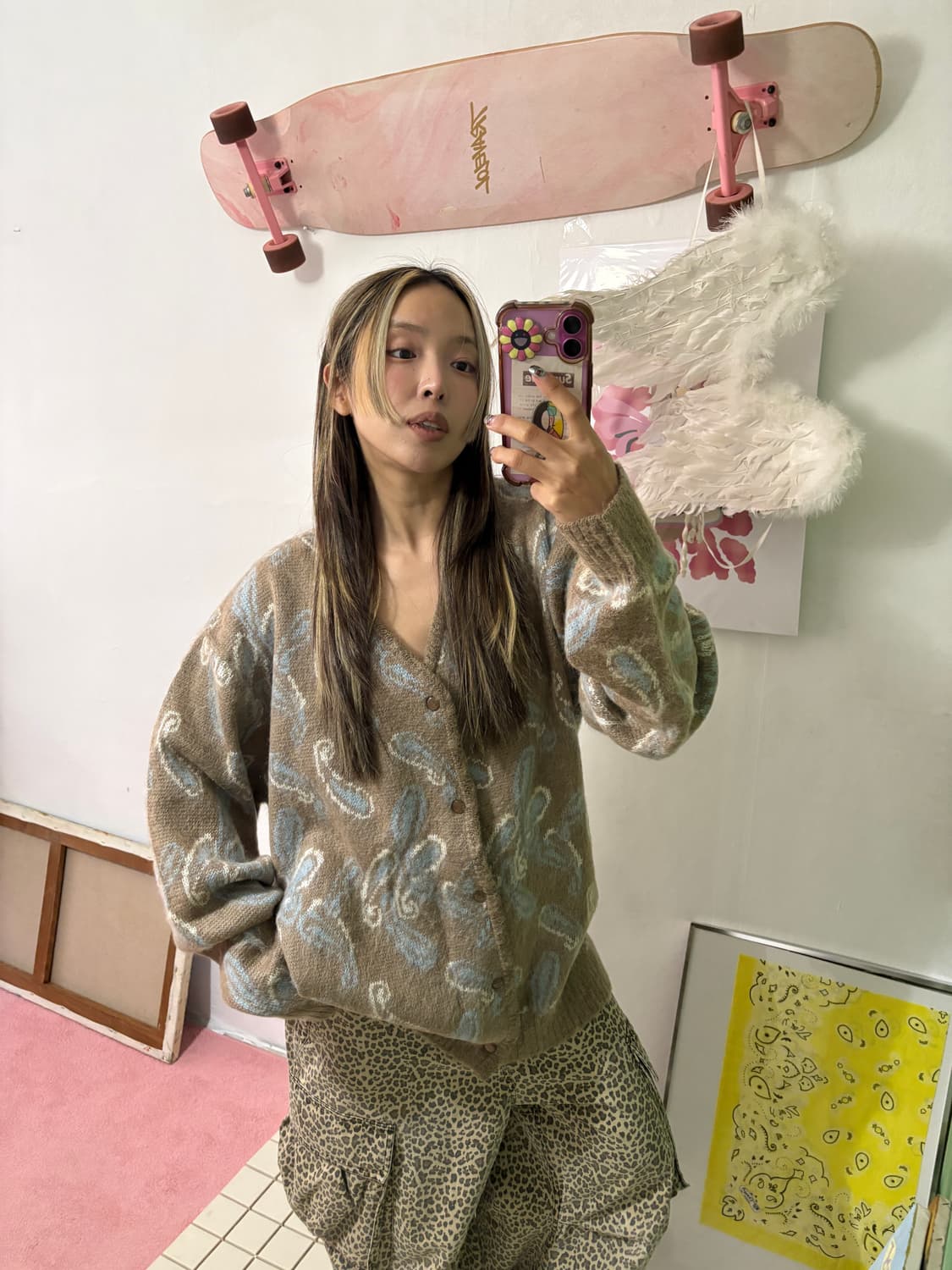 니들스 MC-EX-L 모헤어 가디건 상품이미지5