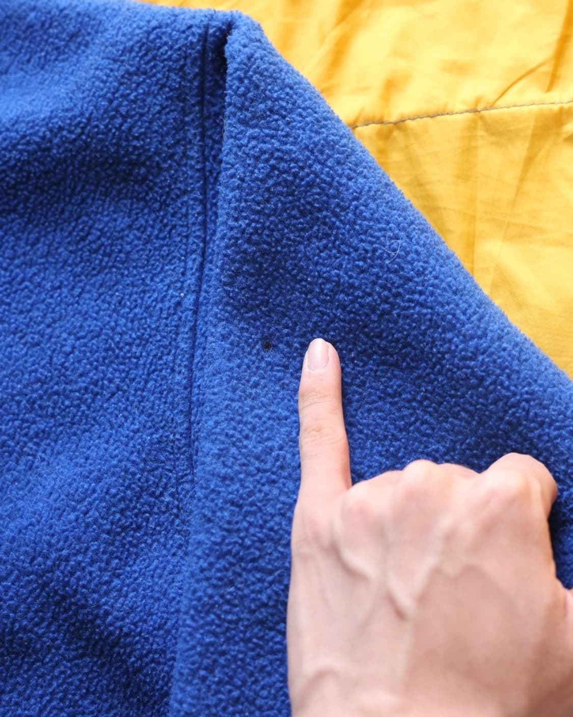 파타고니아 빈티지 00s 마수피얼 신칠라 하프집업 플리스 네이비 블루 L 상품이미지8