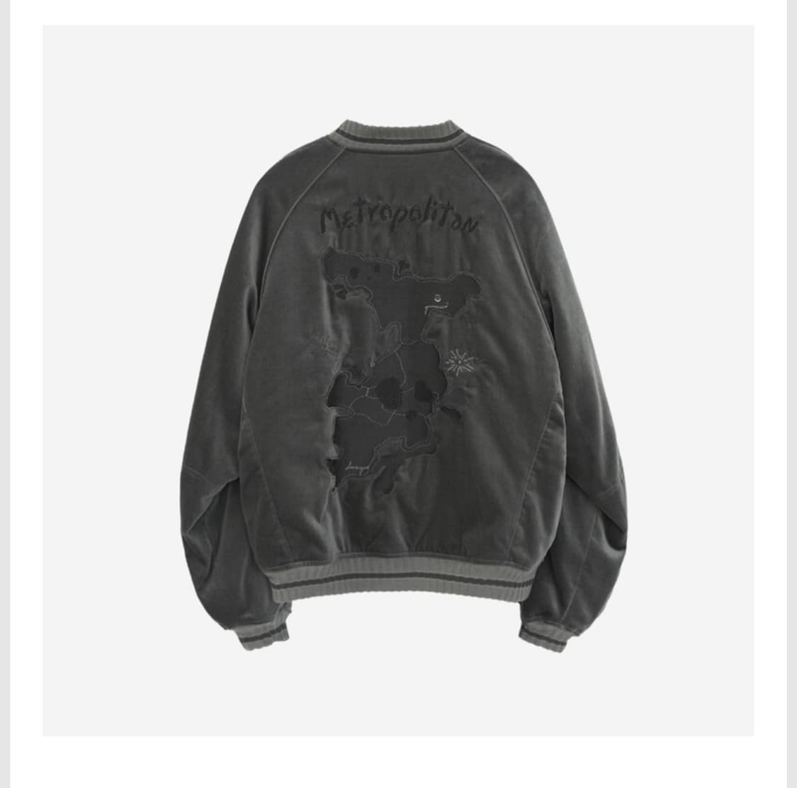 (2) 폴리테루 대구 수베니어 자켓 세이지 다크그린 (대베니어) 상품이미지1