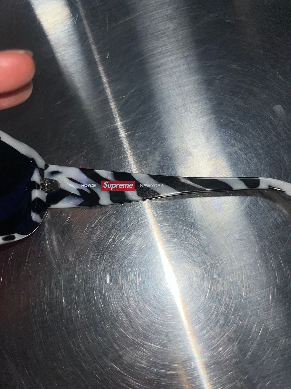 Supreme 지브라 패턴 선글라스 상품이미지2