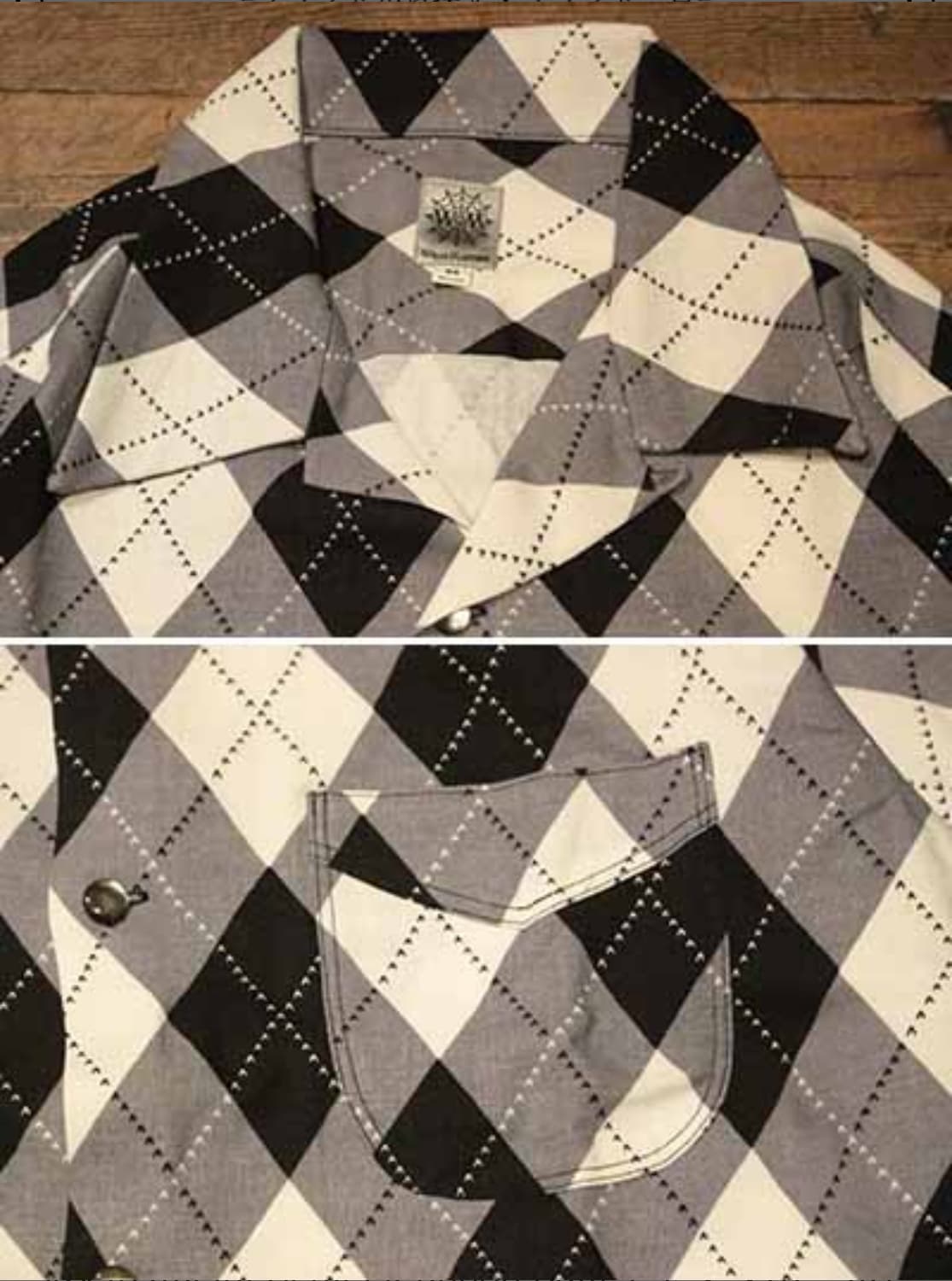 [S] 어트랙션즈 웨어마스터즈 Argyle L/S Shirt 상품이미지3