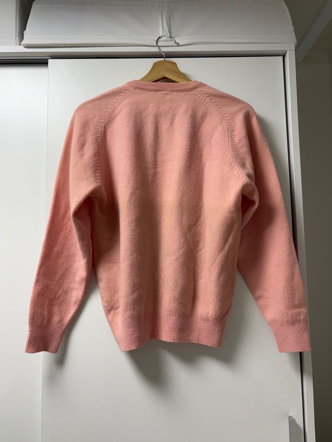 라코스테 빈티지 핑크 브이넥 니트 상품이미지4