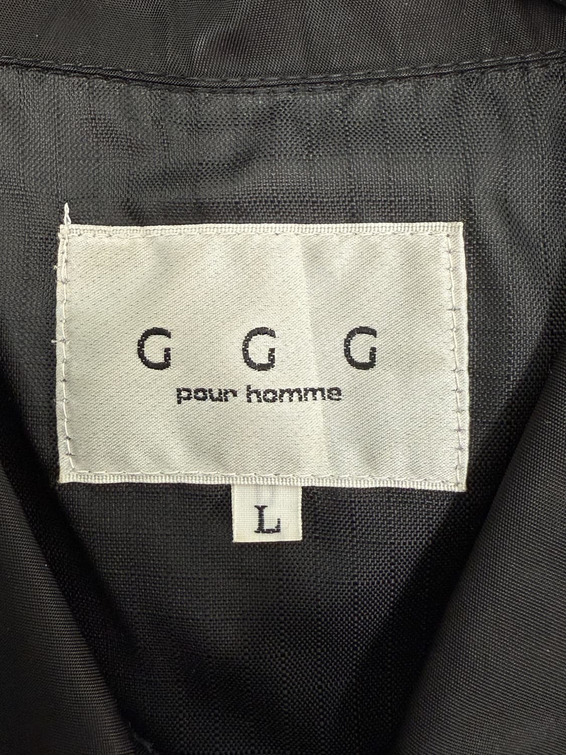 GGG 뿌르 옴므 90s 나일론 레더 자켓 상품이미지6