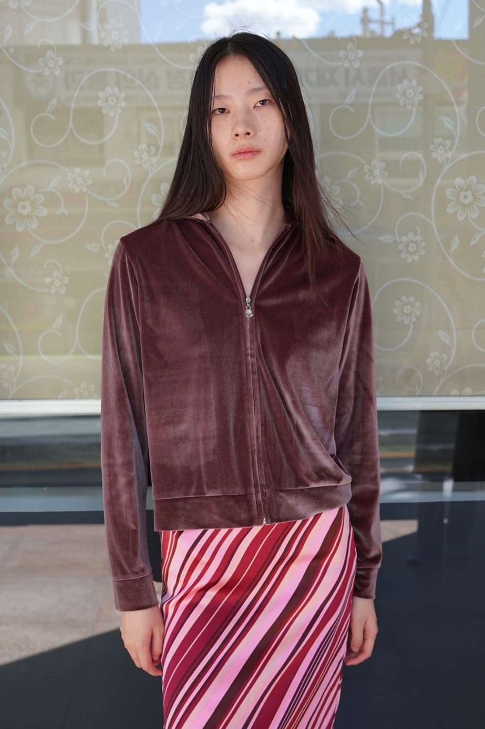 누아누 Elora hoodie - Brown 상품이미지4