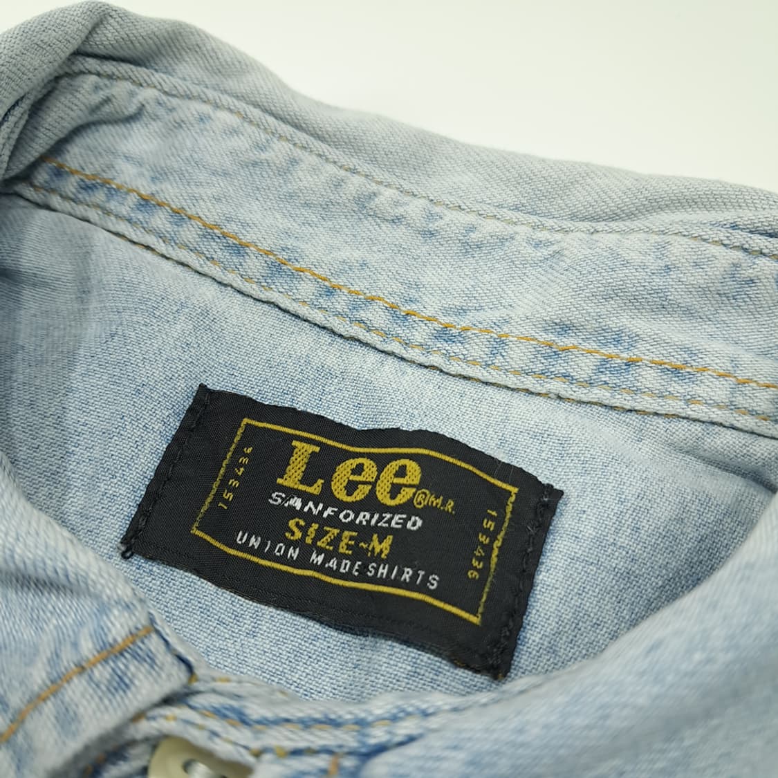 CL531 M 리 70s 웨스턴 유니온메이드 데님 셔츠 남방 상품이미지3