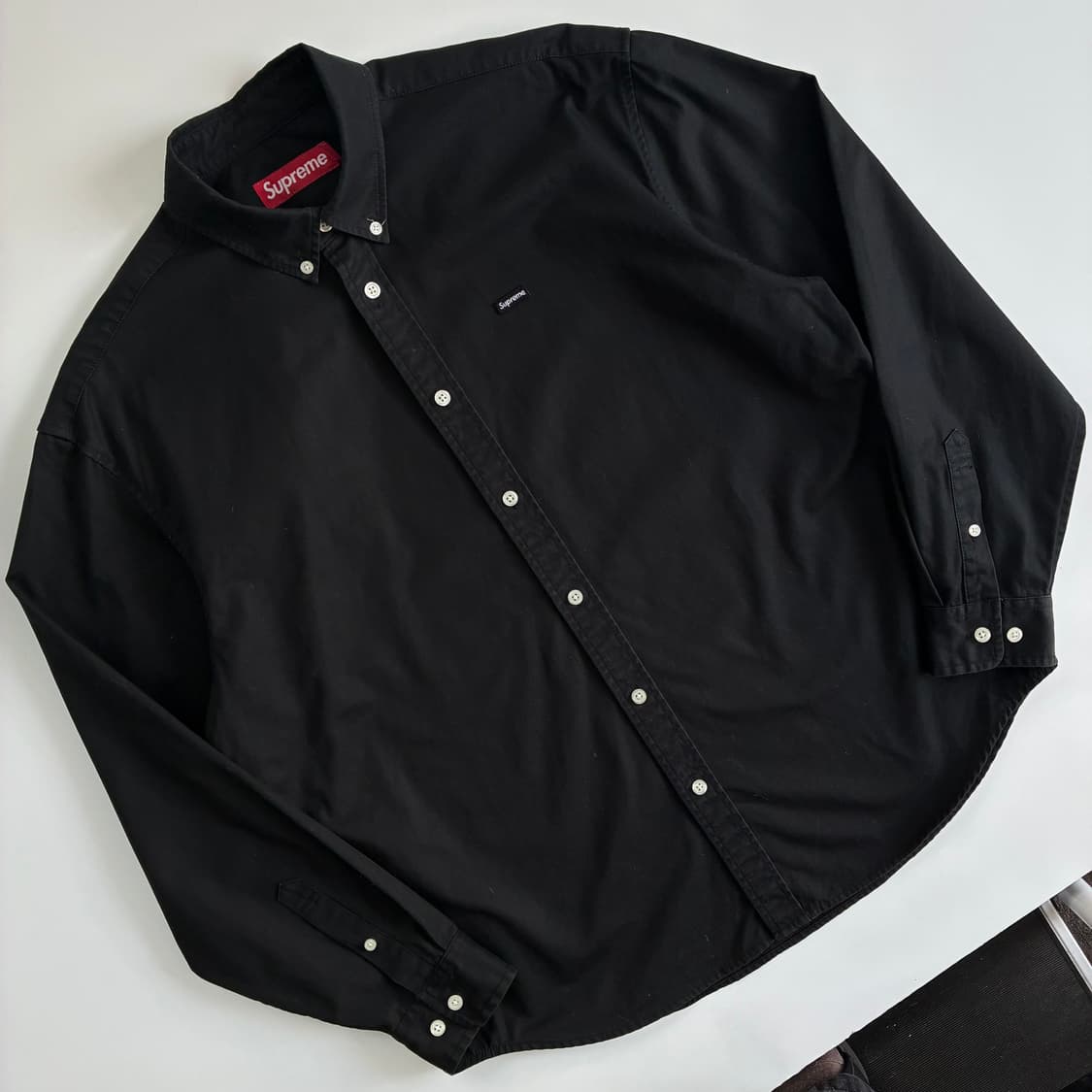 Supreme 슈프림 23FW 블랙 스몰 박스 로고 셔츠 상품이미지2