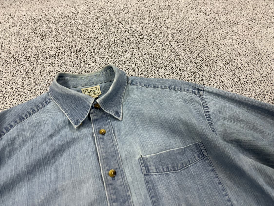 엘엘빈 90s 데님셔츠 상품이미지4