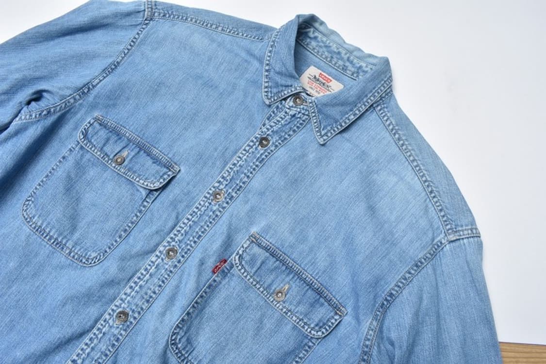 90S 리바이스 코리아 웨스턴 데님셔츠 청남방 105 N0811 상품이미지3