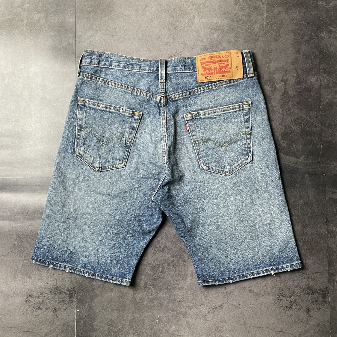 LEVI'S 리바이스501 빈티지 중청 데님 하프팬츠 A01167 상품이미지6