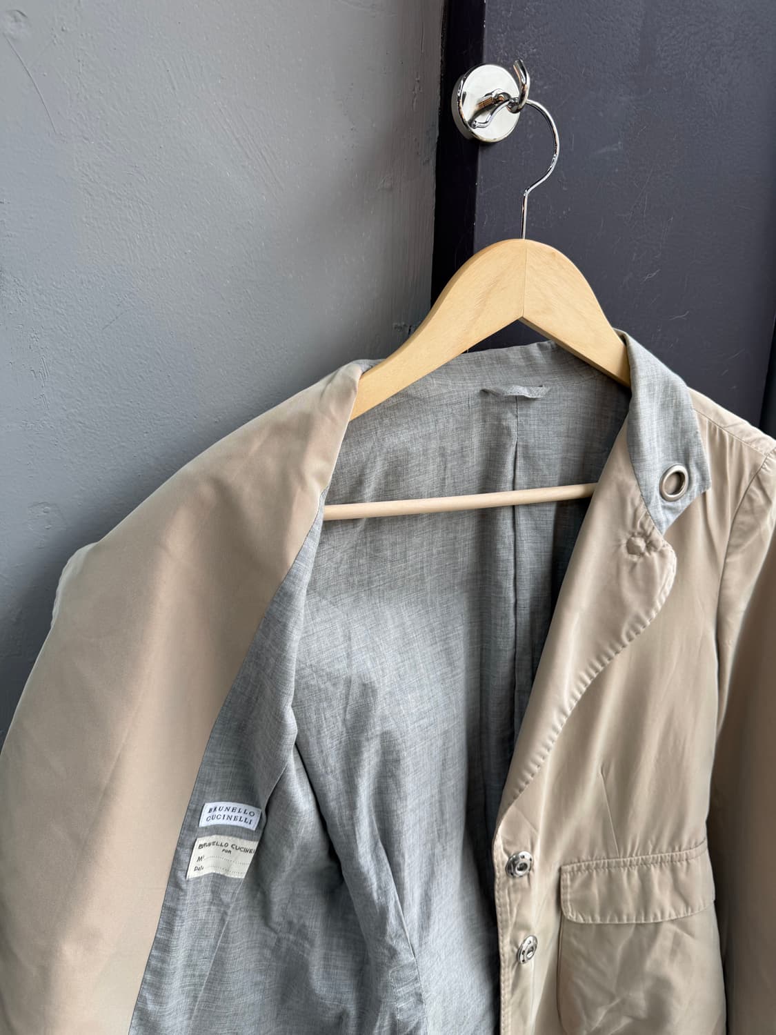 M/ 브루넬로쿠치넬리 견 블랜딩 코트 자켓 상품이미지5