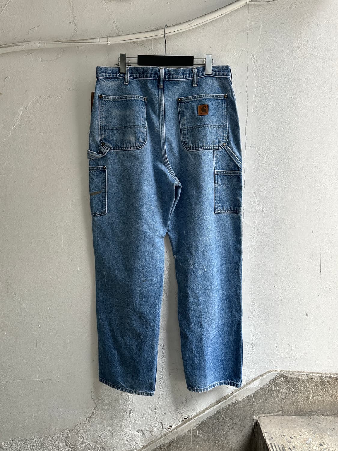 OG 칼하트 데님 더블니 칼하트 썩블니 워크팬츠 상품이미지4