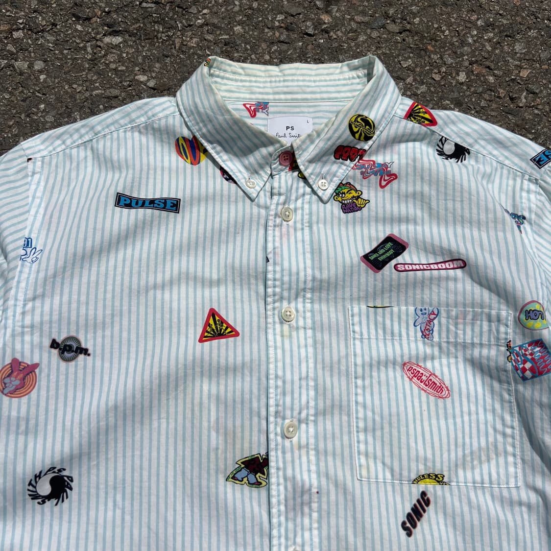 폴스미스 아트워크 스티커 셔츠 상품이미지2