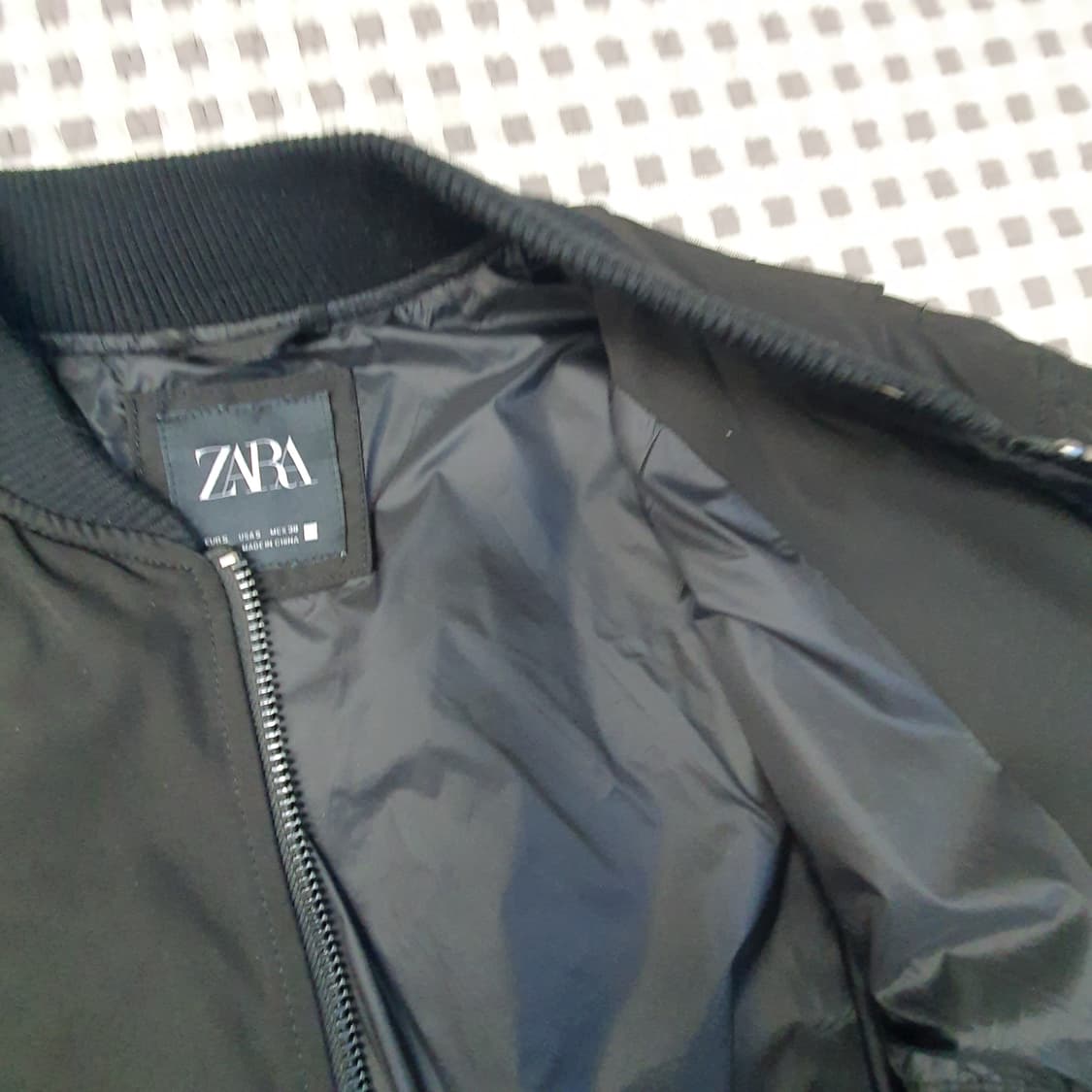 자라 셔링 봄버 집업자켓 남자95 상품이미지5