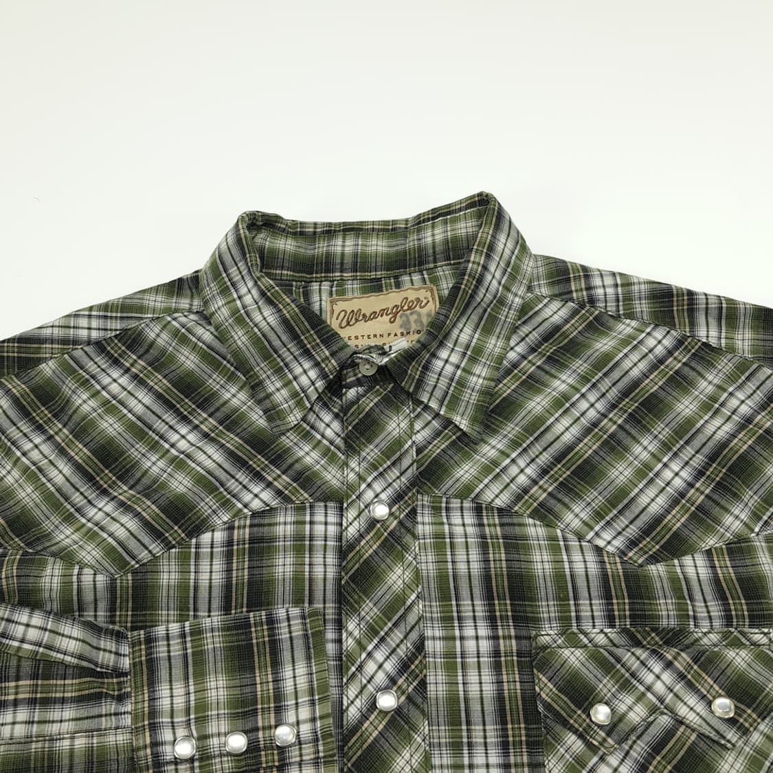 CN912 XL 랭글러 클래식 웨스턴 체크 긴팔 셔츠 남방 상품이미지3