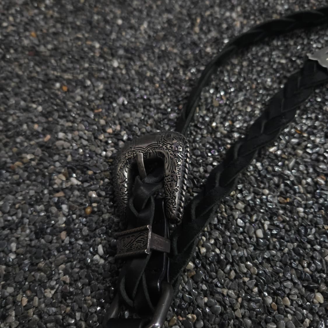 앤더슨벨 유니섹스 스웨이드 자카드 크로스 바디백 (OS) 상품이미지3