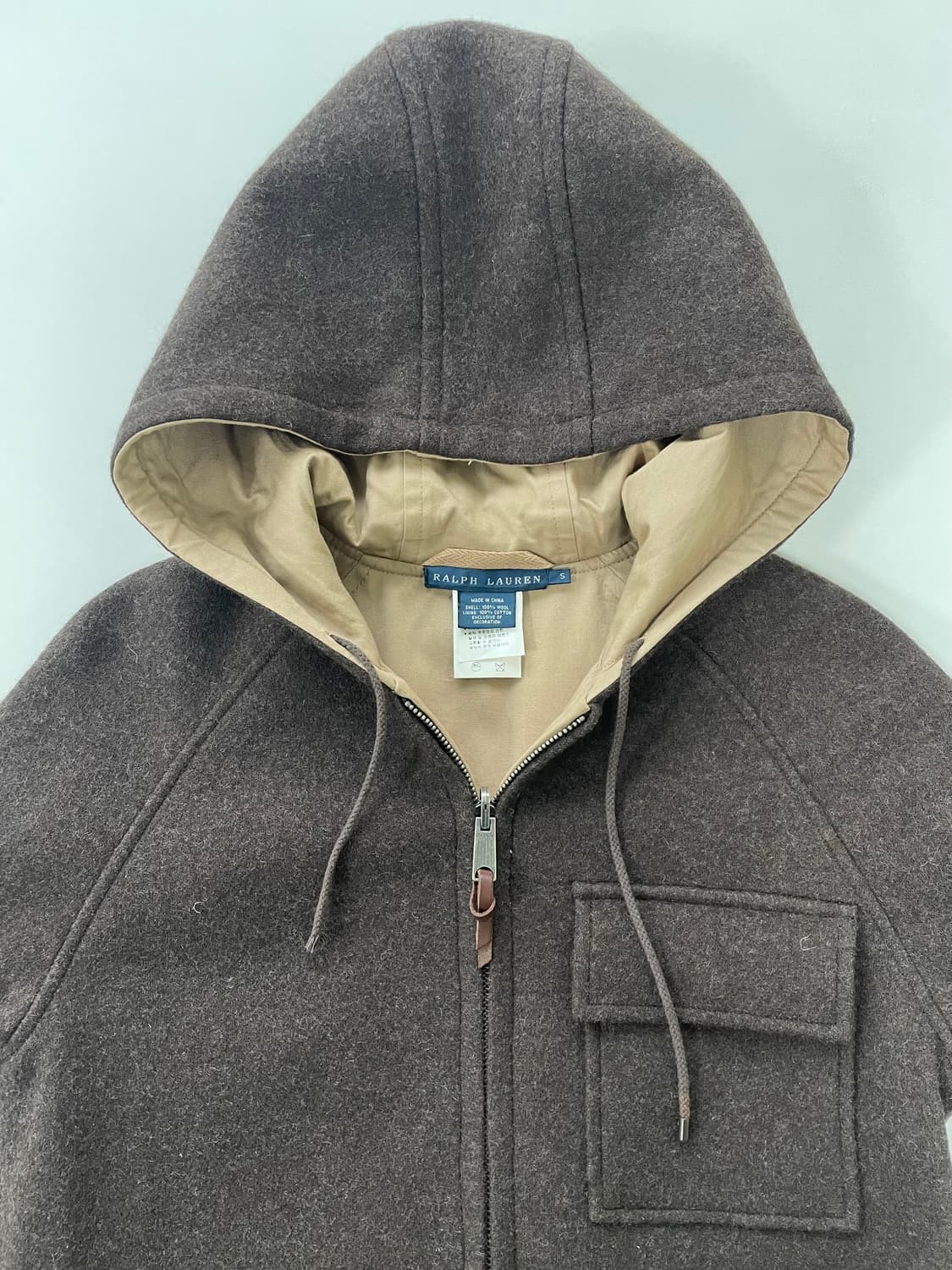 [S] 폴로 랄프로렌 여성 울 리버시블 후드 코트 상품이미지9