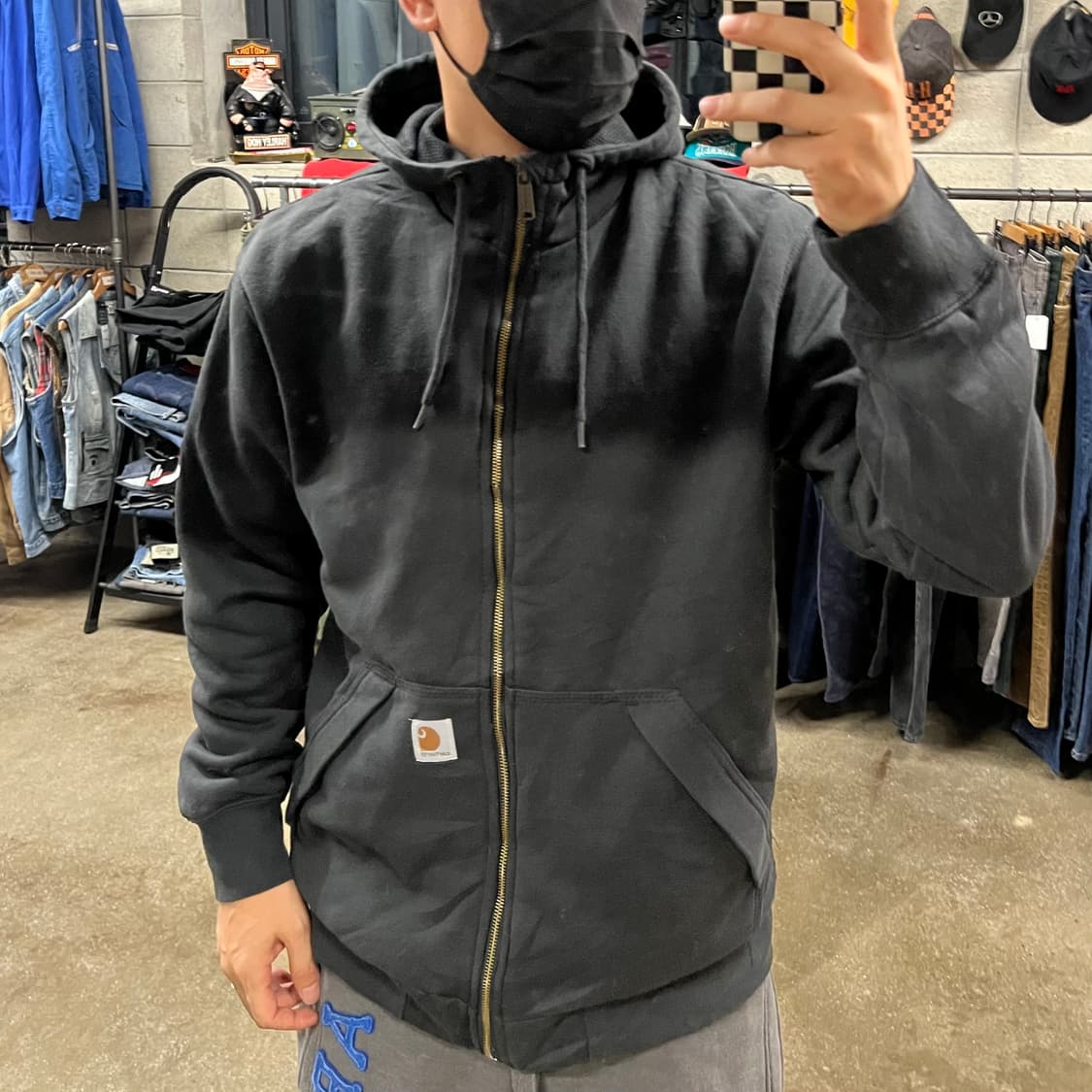 Carhartt 써멀 후드 집업 (105) 상품이미지6