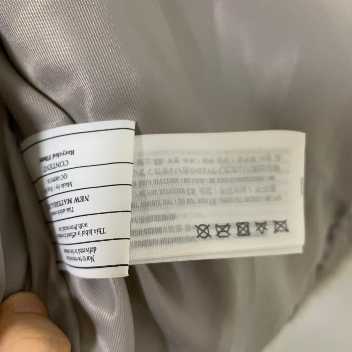 아베크롬비 여성 그레이 숏 퍼자켓 빈티지 M 상품이미지6