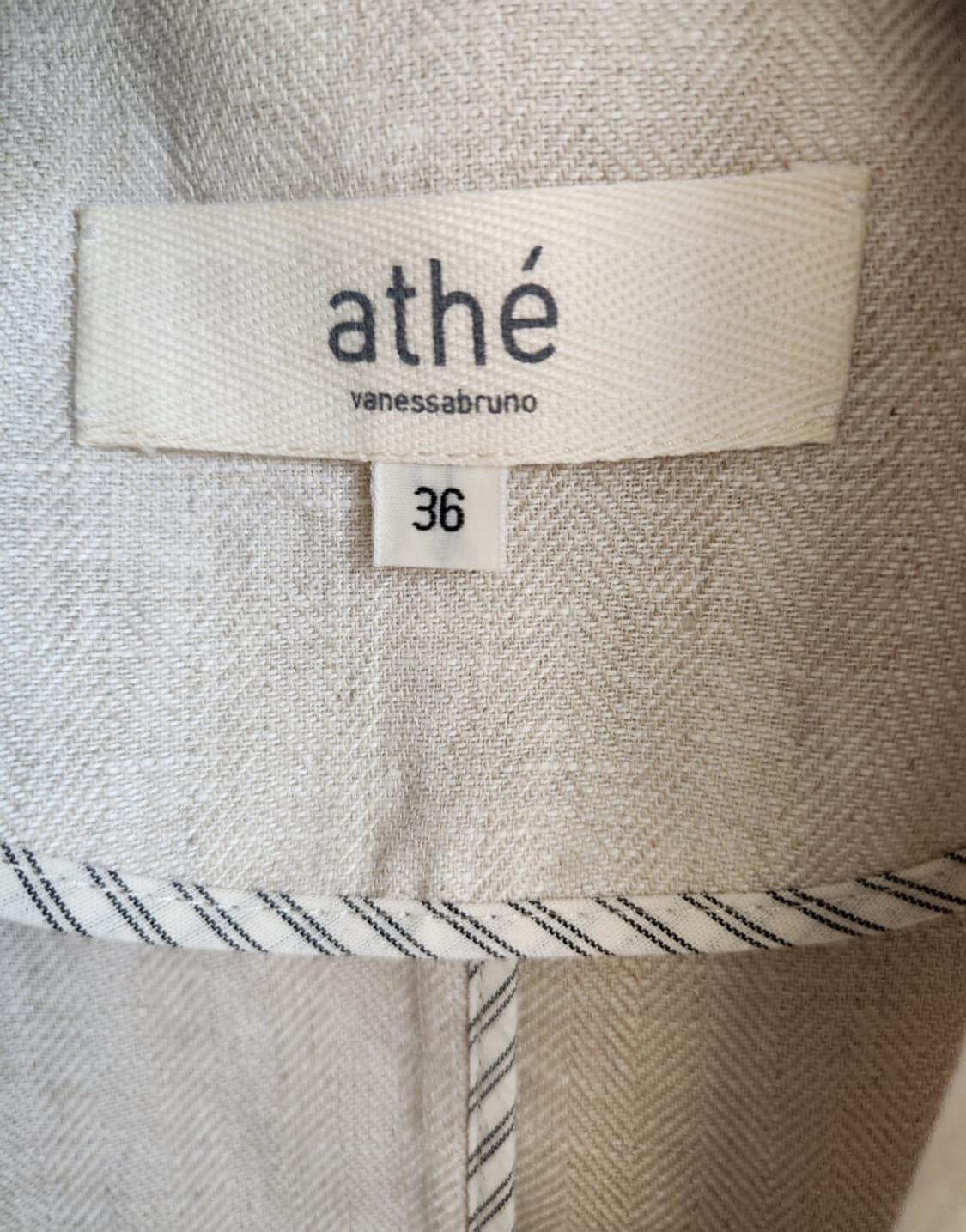 바네사브루노 아떼 린넨100 자켓 36사이즈 상품이미지5