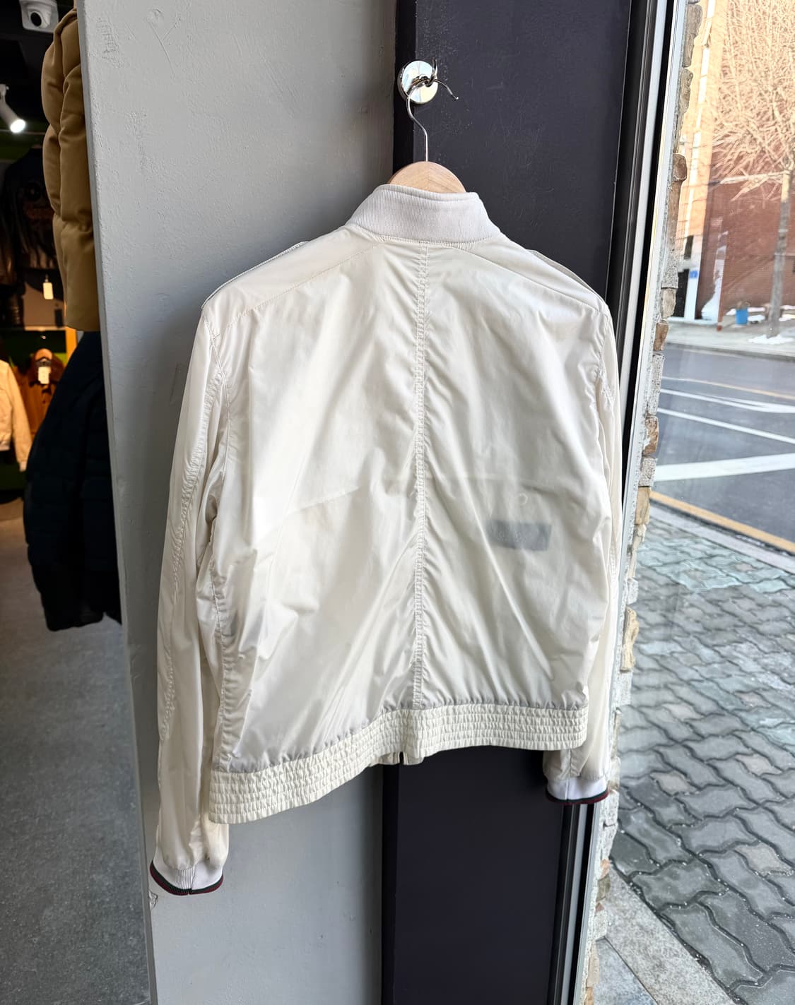 48/ 구찌 톰포드 03AW 나일론 봄버 견장 자켓 상품이미지6