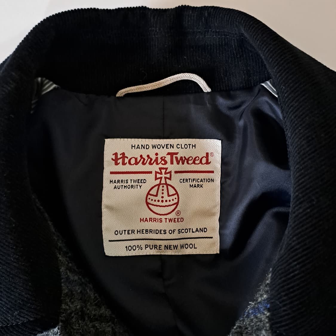 (택포) 빈폴 해리스트위드 발마칸 코트 105 B102 상품이미지7