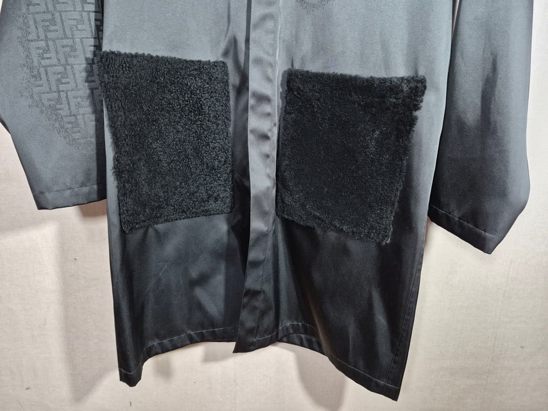 Fendi 팬디 퍼 트리밍 롱 후드집업 점퍼 (48)(우리95) 상품이미지4