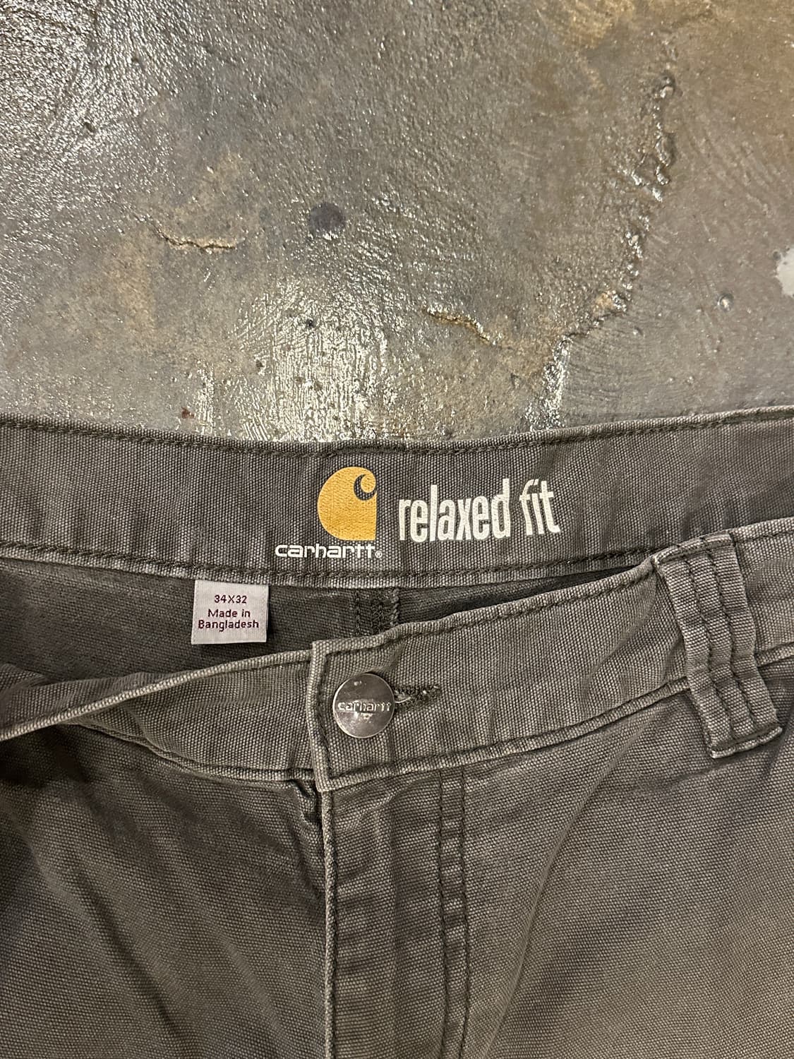 칼하트 릴렉스핏 워크팬츠 34x32 상품이미지3