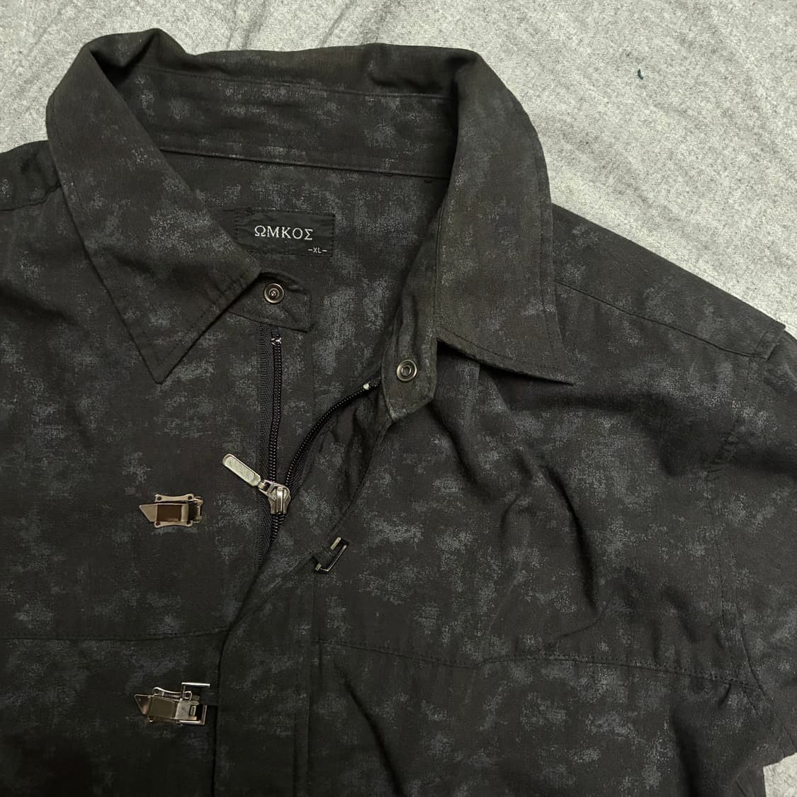 OMKOS 버클 셔츠 집업 상품이미지7