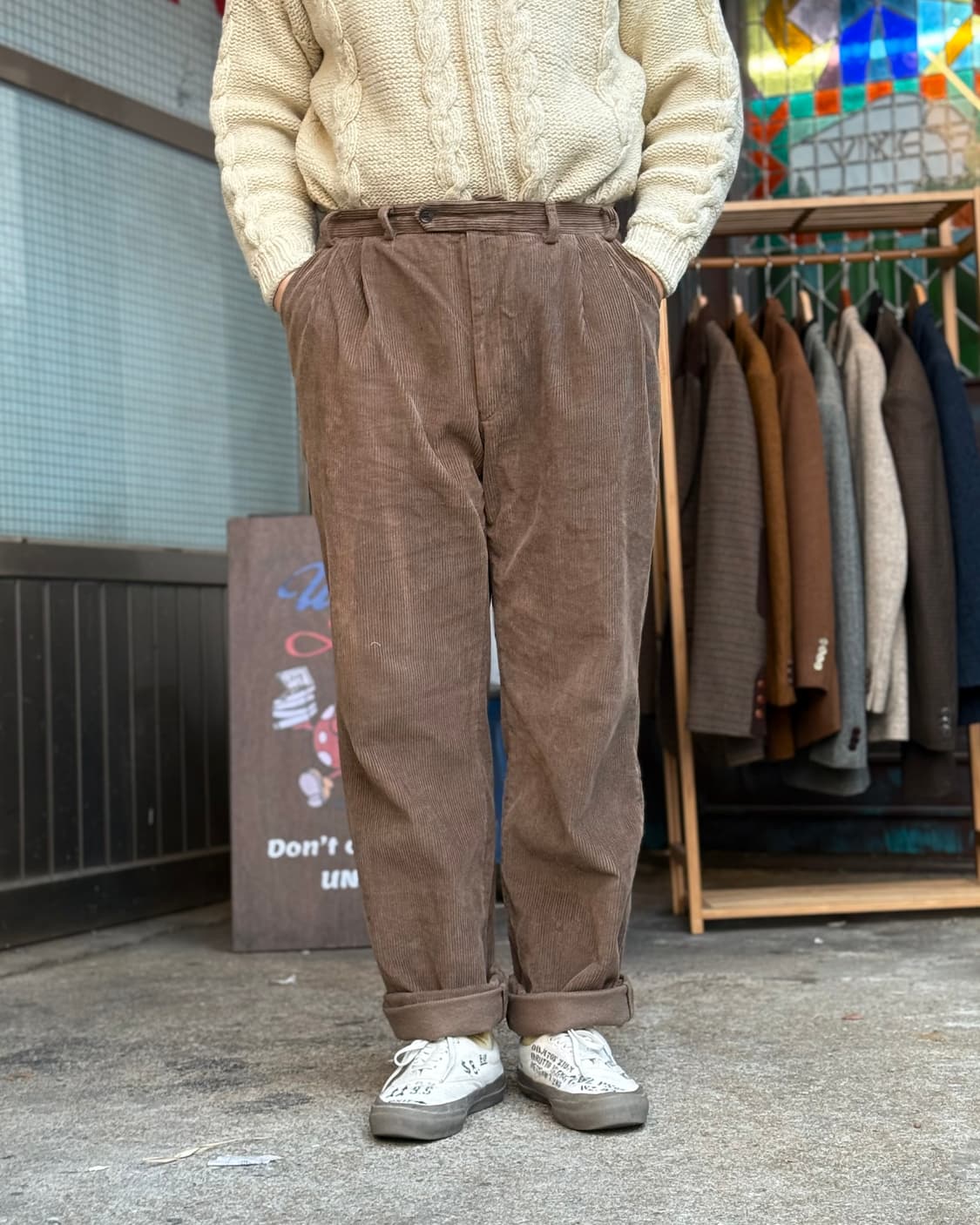 90‘s 폴로 랄프로렌 코듀로이 팬츠 36 상품이미지7