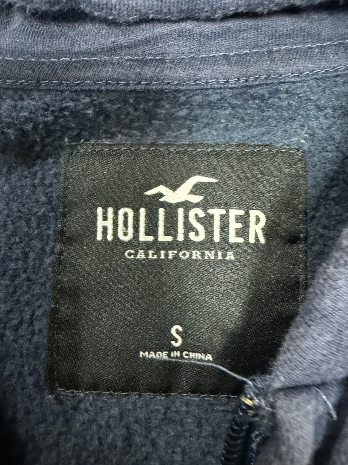 홀리스터 네이비 후드티 s 상품이미지3