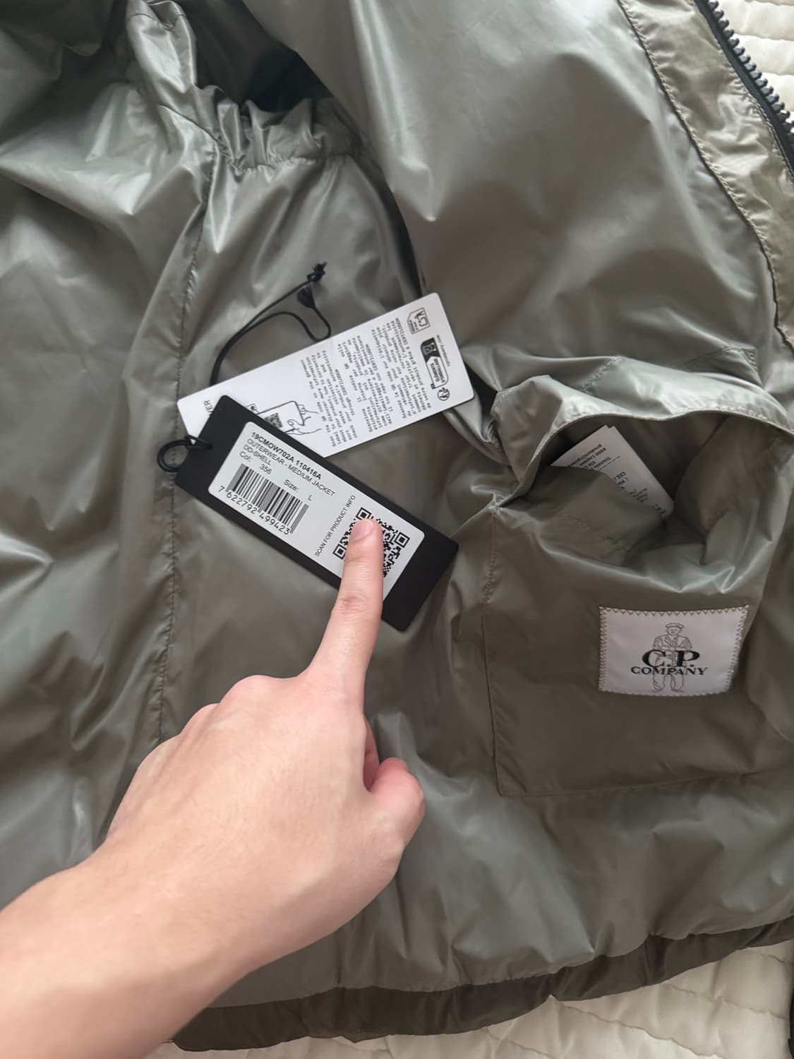 CP컴퍼니 디디쉘 펀가이그레이 L 새상품급 판매 상품이미지6