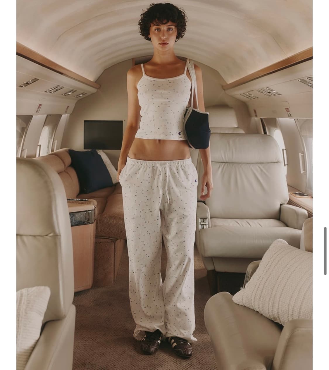 챔피온 X 글로니 소프트 스웨트 팬츠 White 상품이미지1