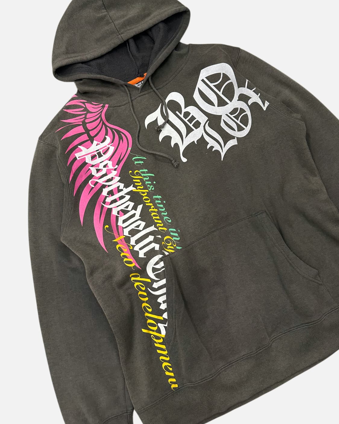 punk wing cross hood t-shirt 상품이미지3
