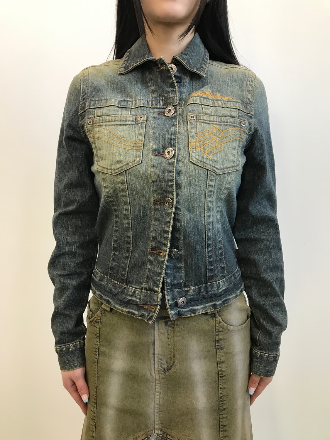 'Rocawear' Y2K Embroidery Denim Jacket 상품이미지2