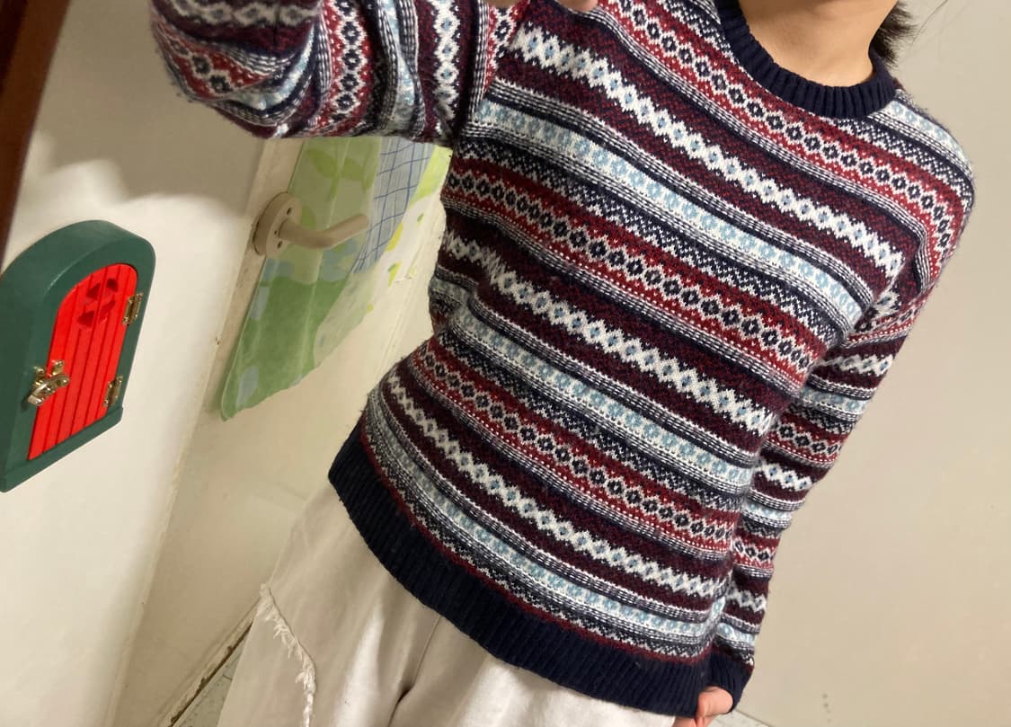 패턴 니트 상품이미지6