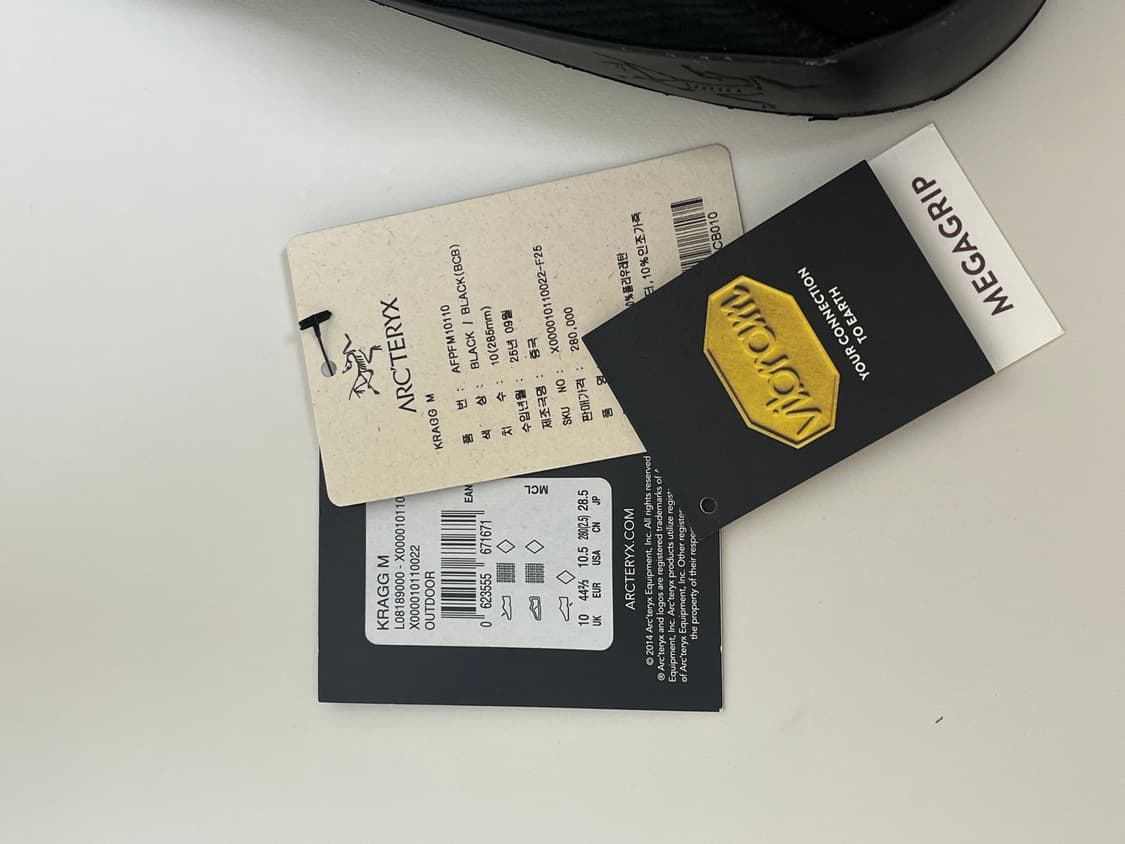 [285] 아크테릭스 크래그 슬립온 블랙 10사이즈  상품이미지6