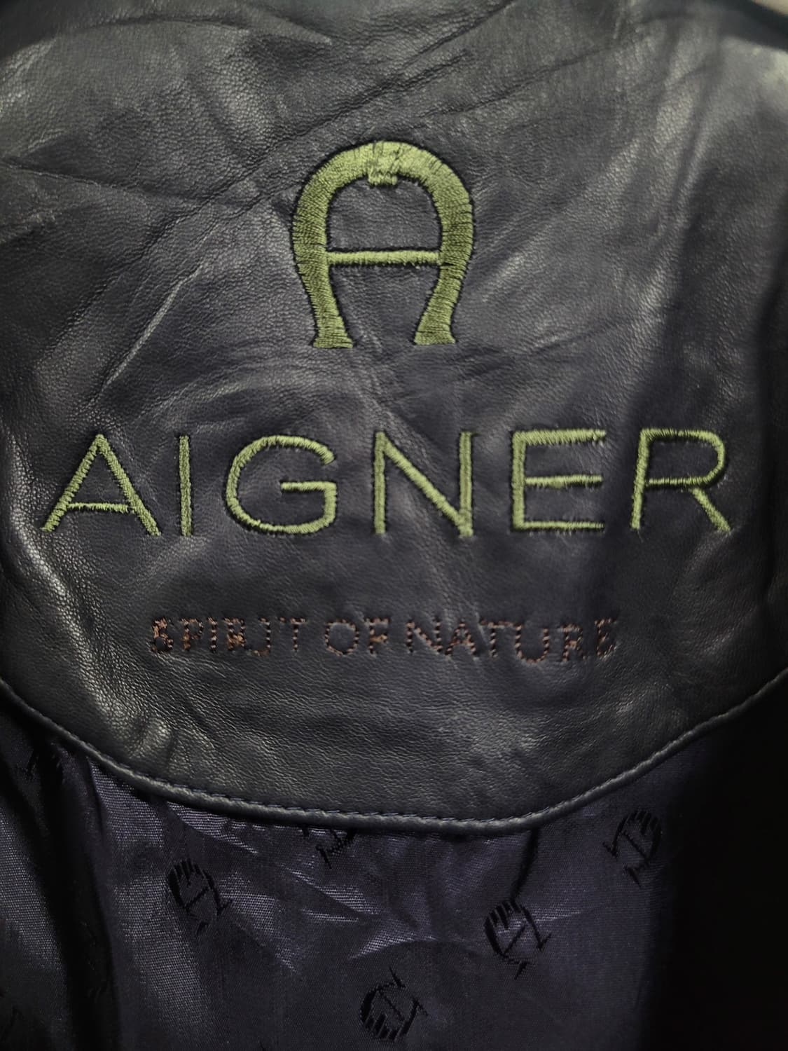 AIGNER 초빈티지 스웨이드 베스트 상품이미지2