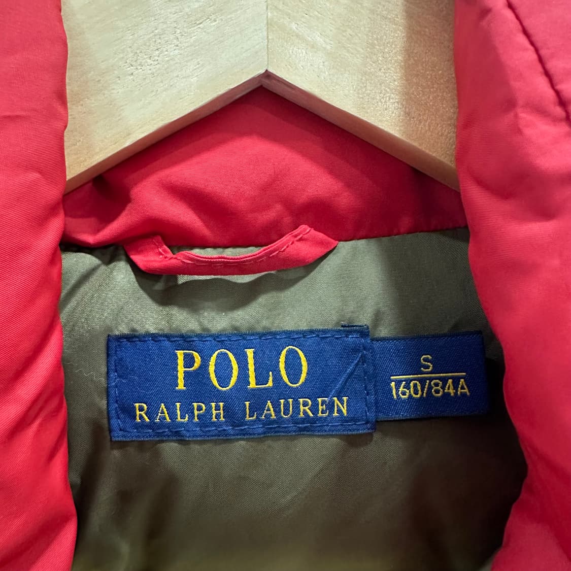 폴로 레드 덕다운 패딩 조끼S 상품이미지2