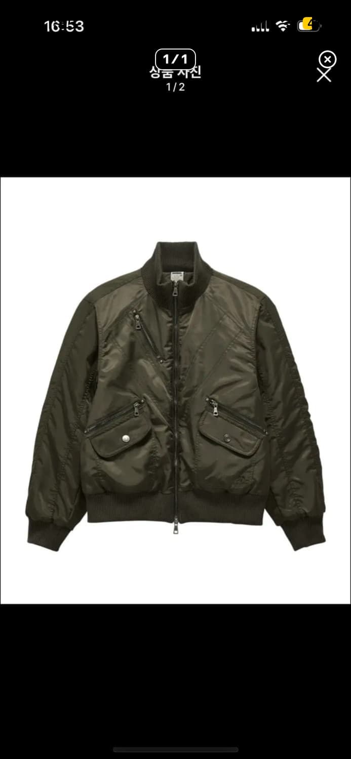 (교환) 단델 ma-1 3->2 카키 새상품 상품이미지1