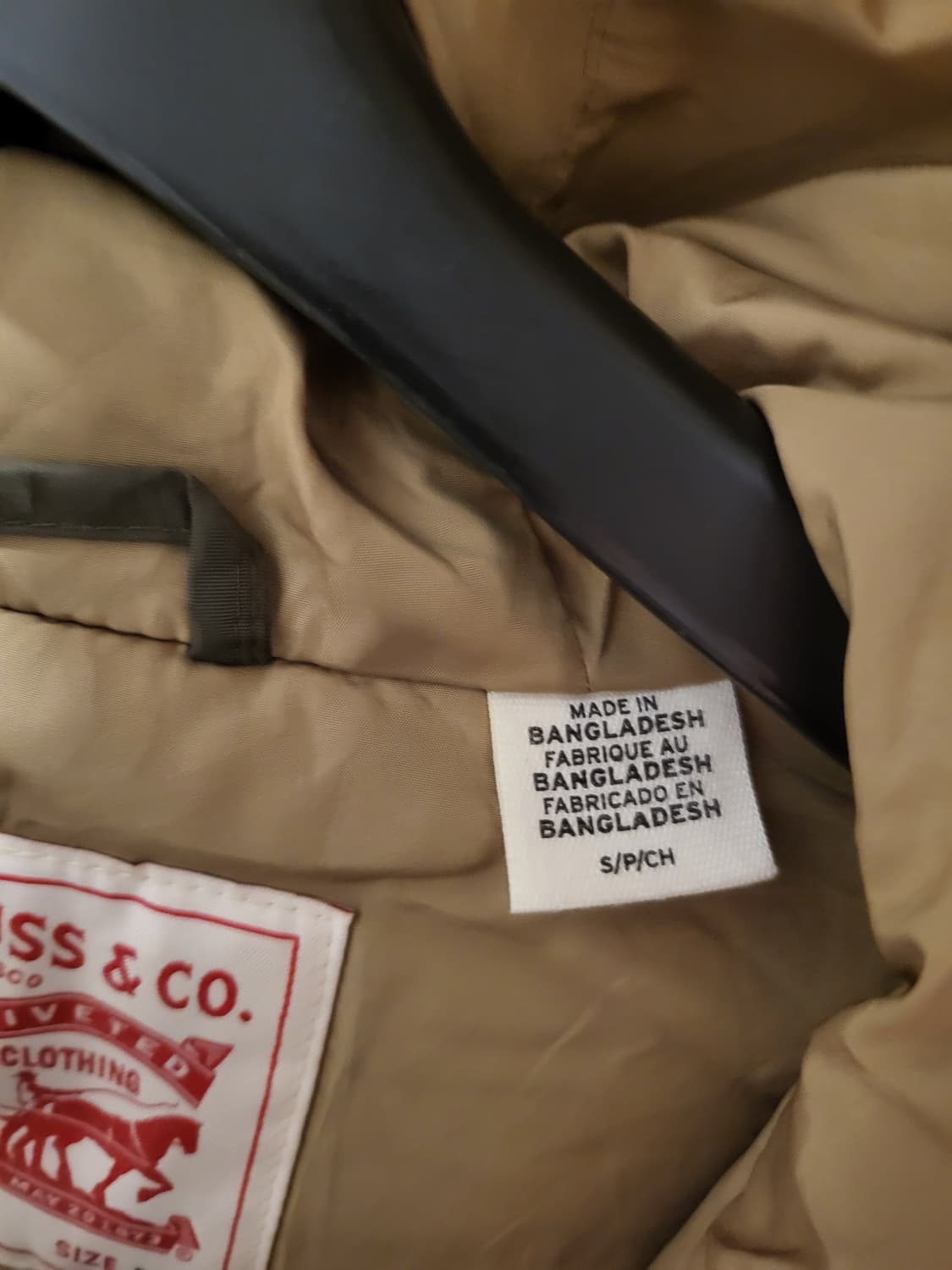 리바이스 카키 후드 자켓 상품이미지5