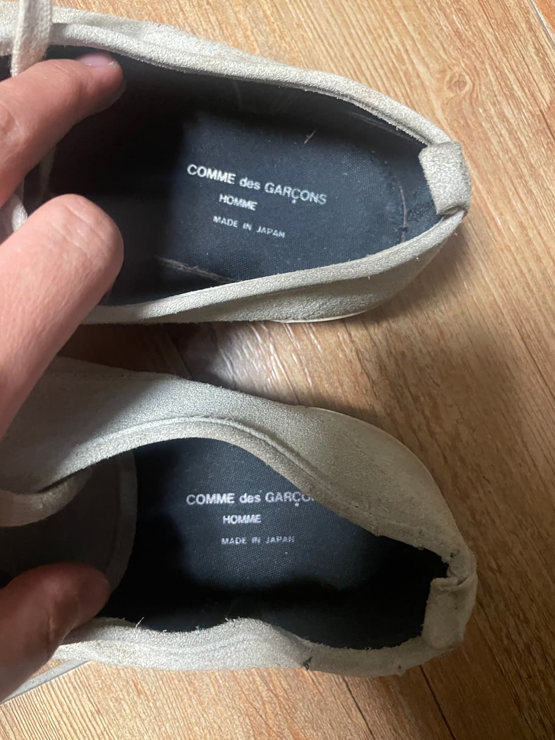 90s 꼼데가르송 옴므 스웨이드 슈즈 상품이미지7