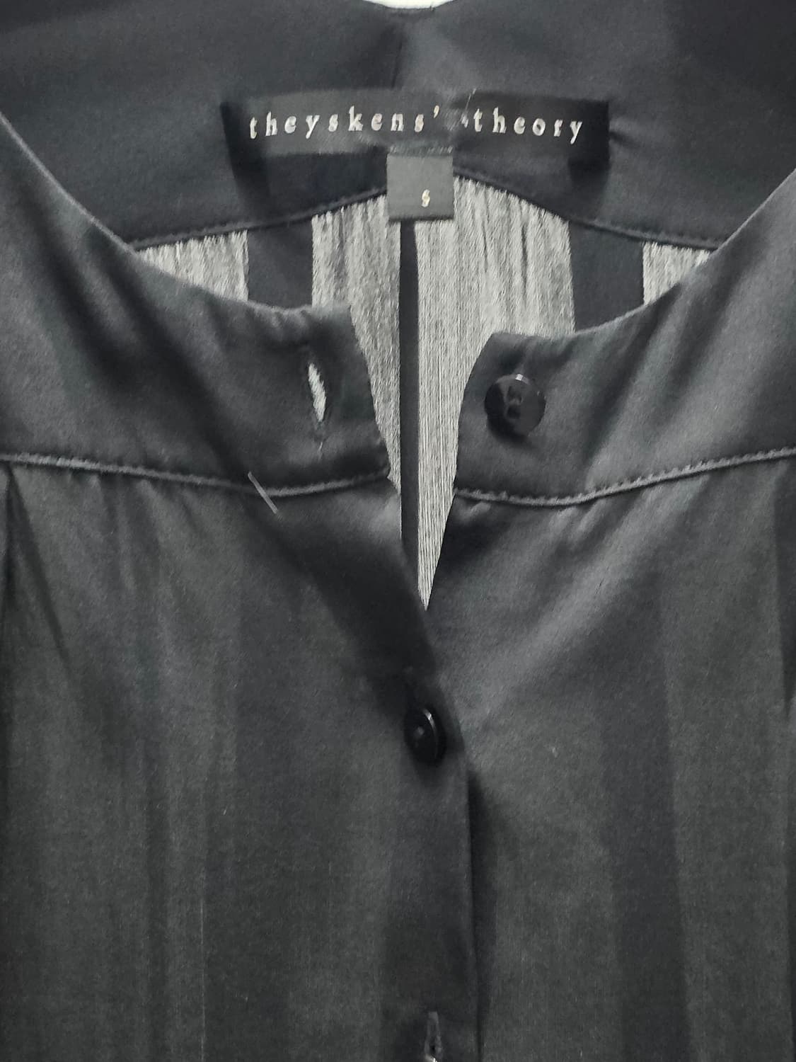 theyskens' theory sheer pleated blouse 상품이미지4