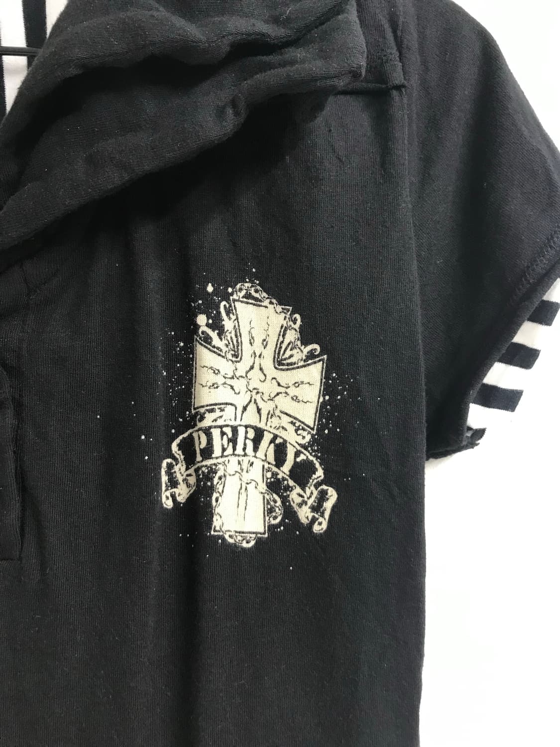 Punk mood double collar halfsleeve 상품이미지4