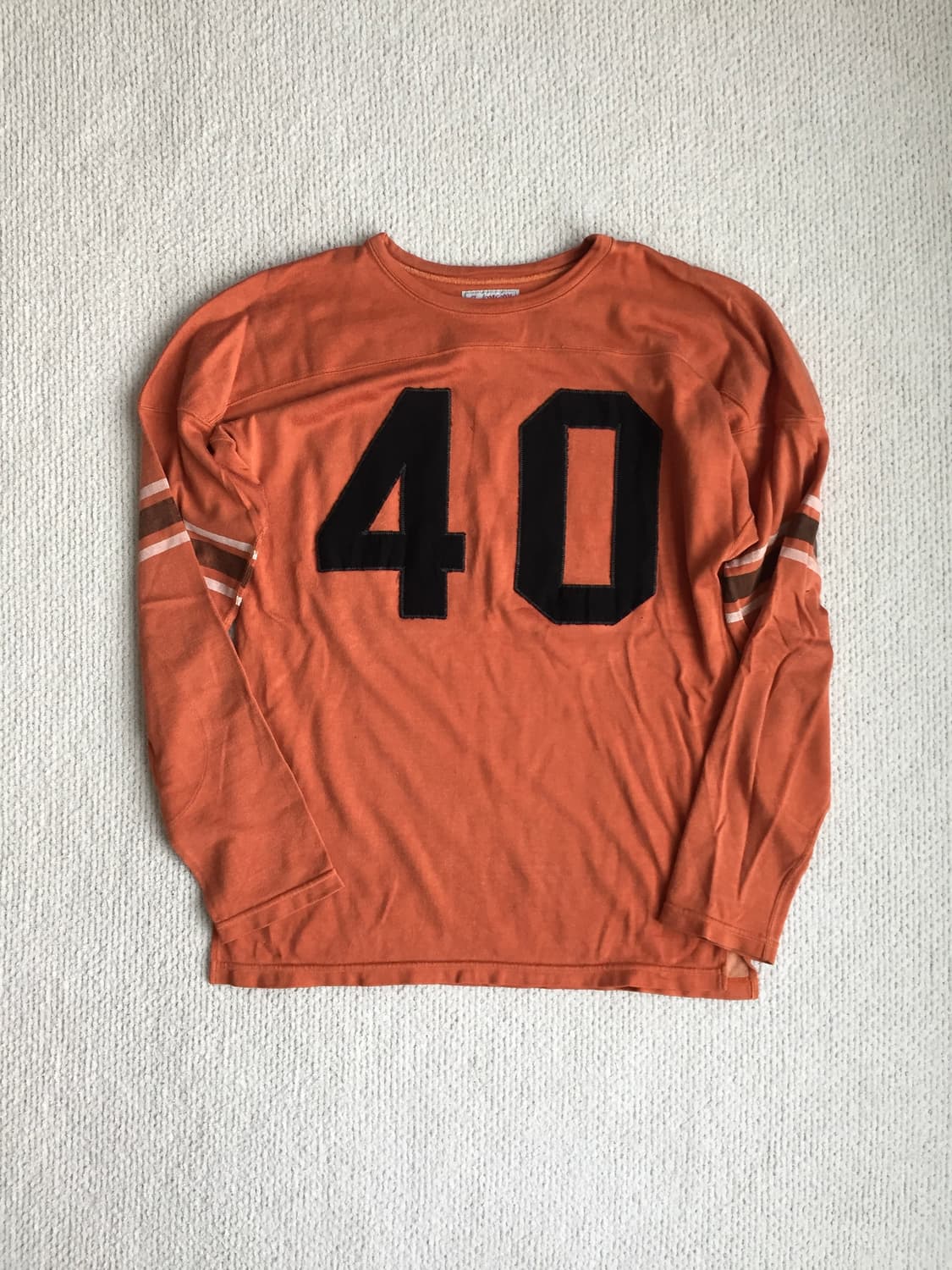 Joe mccoy 조맥코이 레이온 풋볼 티셔츠 오렌지 상품이미지2