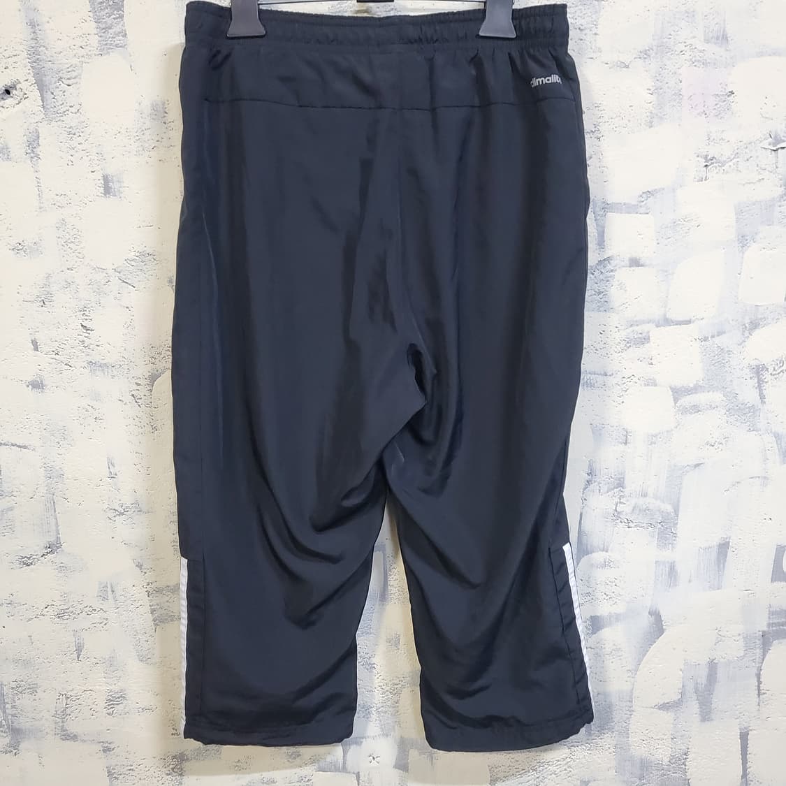 아디다스 삼선 7부 트랙탑 트레이닝 바지 블랙  상품이미지2