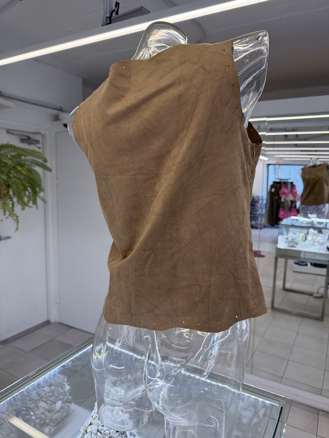 emboidery suede top 상품이미지4