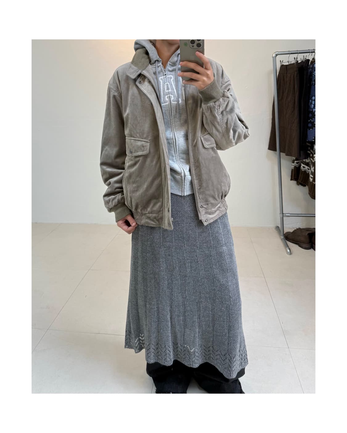 빈티지 벨벳 자켓 상품이미지3